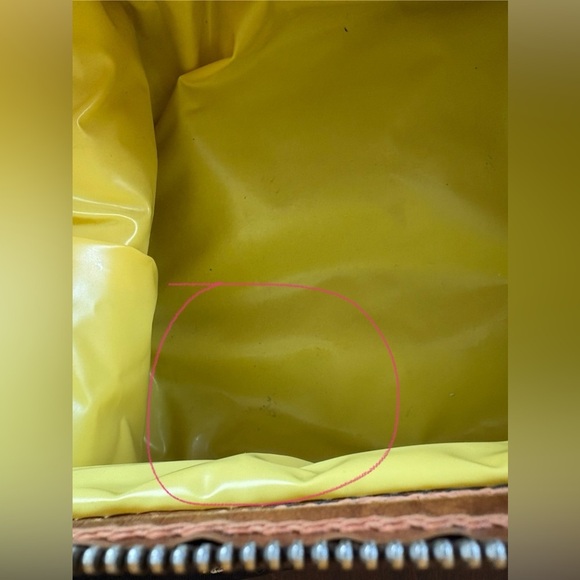 Men’s swank Vinyl Navy Anchor Canvas & Leather Toiletry Kit Travel Bag Zippered - Picture 6 of 9